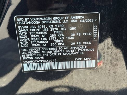 Used 2023 Volkswagen Atlas SE w/ Black Wheel Package AWD/4WD image 26