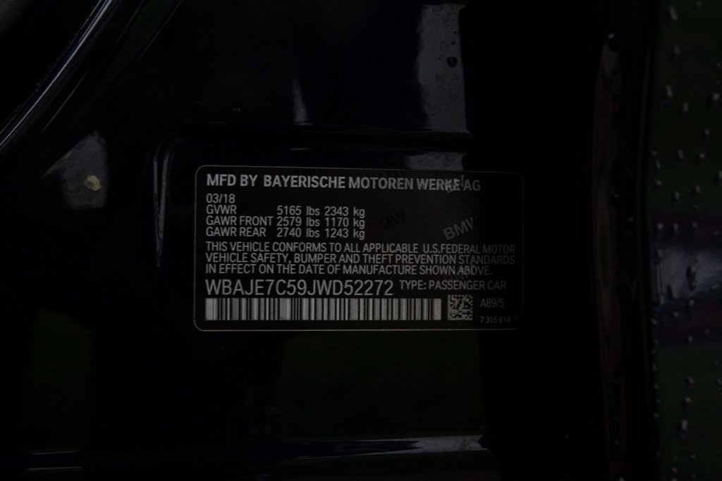 Used 2018 BMW 540i xDrive w/ Premium Package AWD/4WD image 48