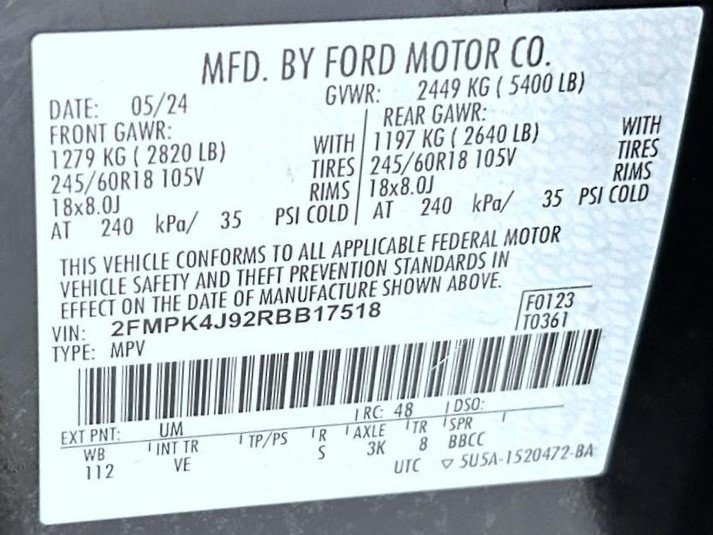 Used 2024 Ford Edge SEL w/ Convenience Package AWD/4WD image 26