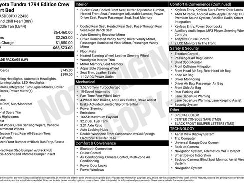 Used 2023 Toyota Tundra 1794 Edition image 35