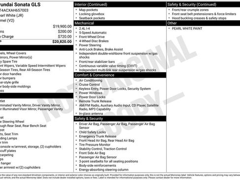 Used 2010 Hyundai Sonata GLS image 6