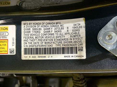 Used 2024 Honda Civic Sport image 30