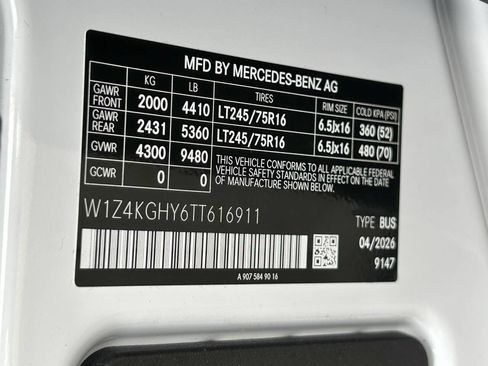 Used 2026 Mercedes-Benz Sprinter 2500 image 3