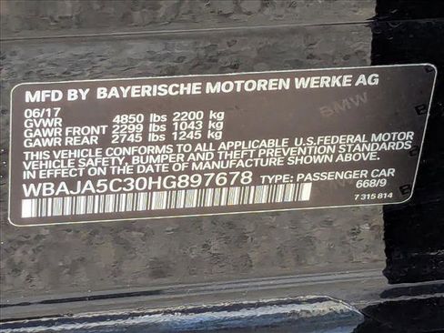 Used 2017 BMW 530i 530i image 26