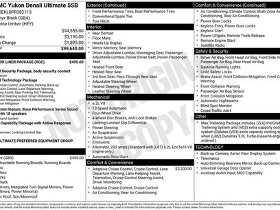 Used 2023 GMC Yukon Denali Ultimate w/ LPO, Floor Liner Package