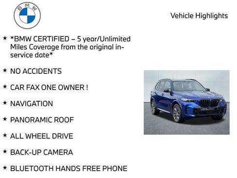 Certified 2024 BMW X5 M60i w/ Climate Comfort Package image 10
