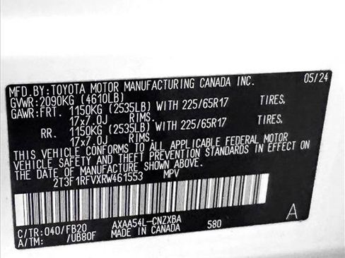 Used 2024 Toyota RAV4 LE AWD/4WD image 20