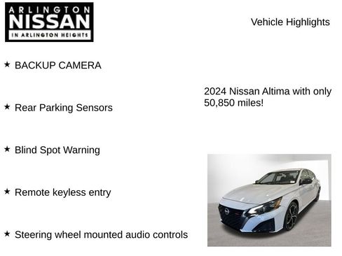 Certified 2024 Nissan Altima 2.5 SR FWD image 7