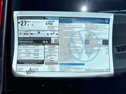 New 2026 Volkswagen GTI Autobahn FWD image 13