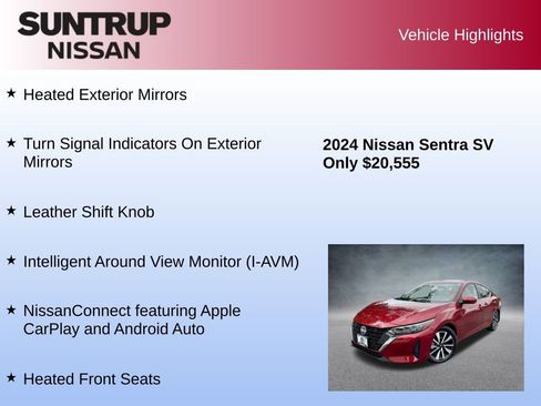 Used 2024 Nissan Sentra SV w/ SV Premium Package image 23