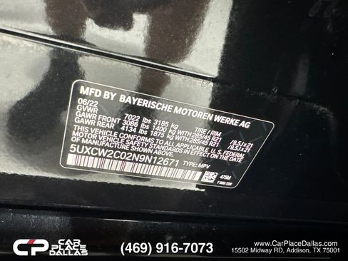 Used 2022 BMW X7 xDrive40i w/ M Sport Package AWD/4WD image 47