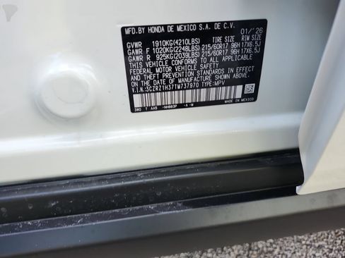New 2026 Honda HR-V LX image 35