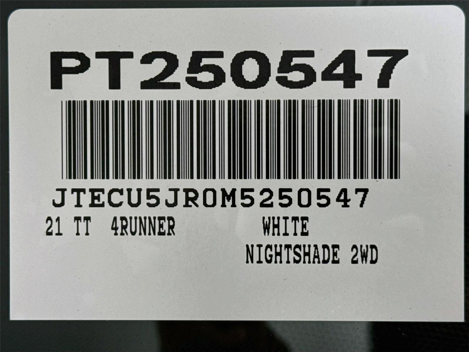 Used 2021 Toyota 4Runner Nightshade RWD image 45