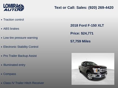 Used 2018 Ford F150 XLT w/ Trailer Tow Package AWD/4WD image 17