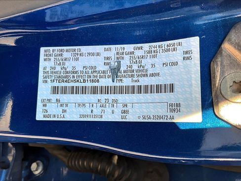 Used 2019 Ford Ranger Lariat w/ Equipment Group 501A Mid image 31