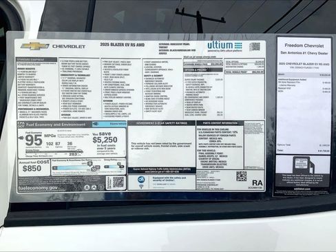 New 2025 Chevrolet Blazer EV RS w/ Super Cruise Package image 19