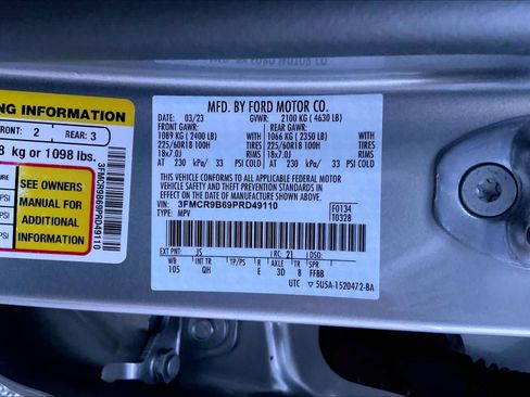 Used 2023 Ford Bronco Sport Big Bend w/ Convenience Package AWD/4WD image 30