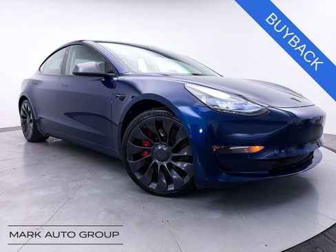 Used 2021 Tesla Model 3 Performance AWD/4WD image 1