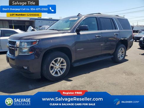 Used 2015 Chevrolet Tahoe LT w/ Luxury Package AWD/4WD image 1