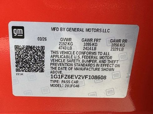 New 2027 Chevrolet Bolt RS FWD image 26