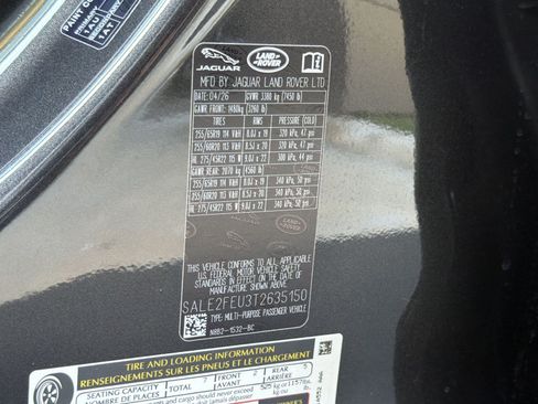 New 2026 Land Rover Defender 130 X-Dynamic SE AWD/4WD image 26