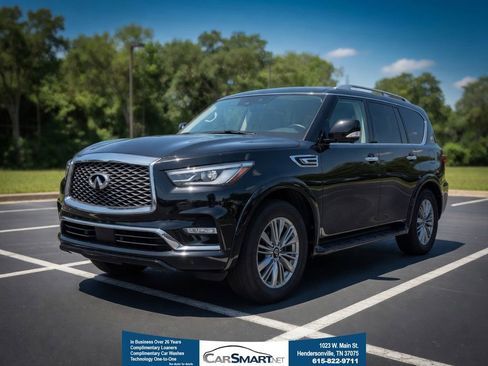 Used 2021 INFINITI QX80 Luxe RWD image 1