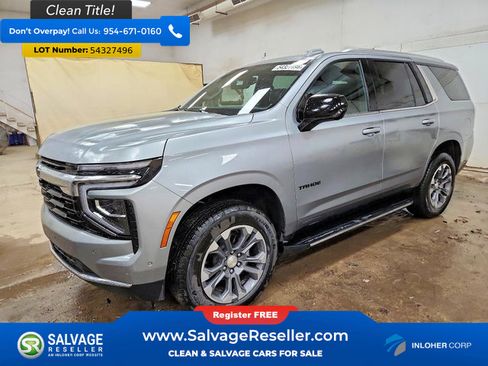 Used 2025 Chevrolet Tahoe LS w/ LPO, Dark Essentials Package AWD/4WD image 1