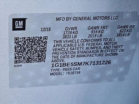 Used 2019 Chevrolet Cruze LT w/ Convenience Package image 22