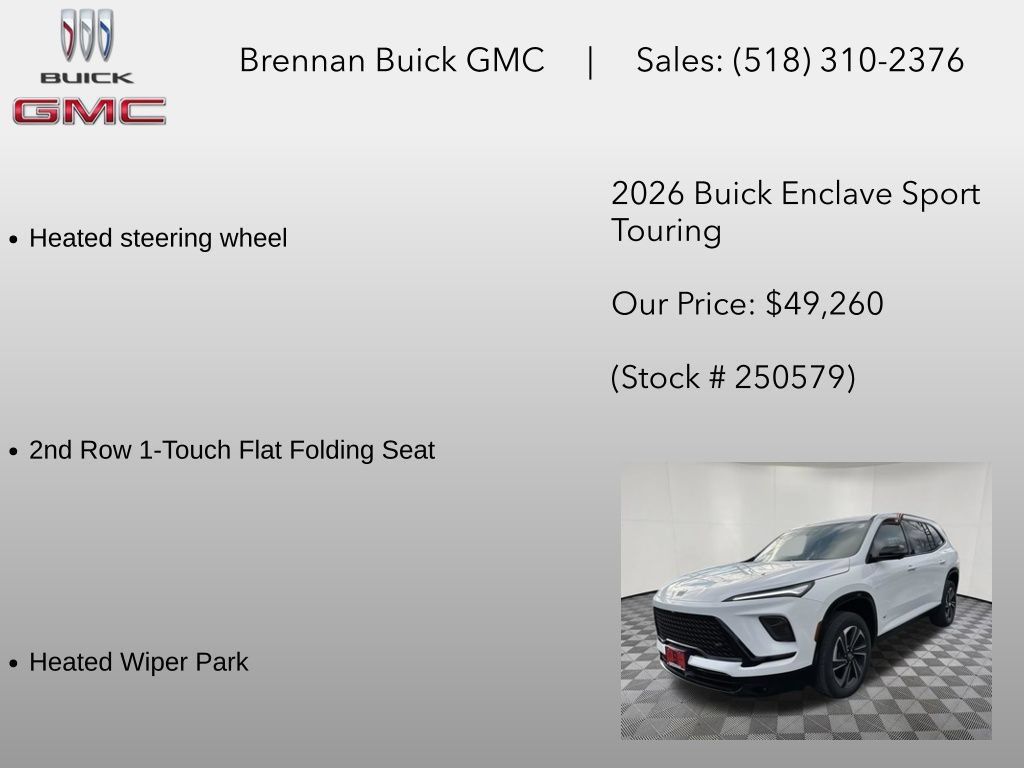 New 2026 Buick Enclave Sport Touring w/ Power Package AWD/4WD image 18