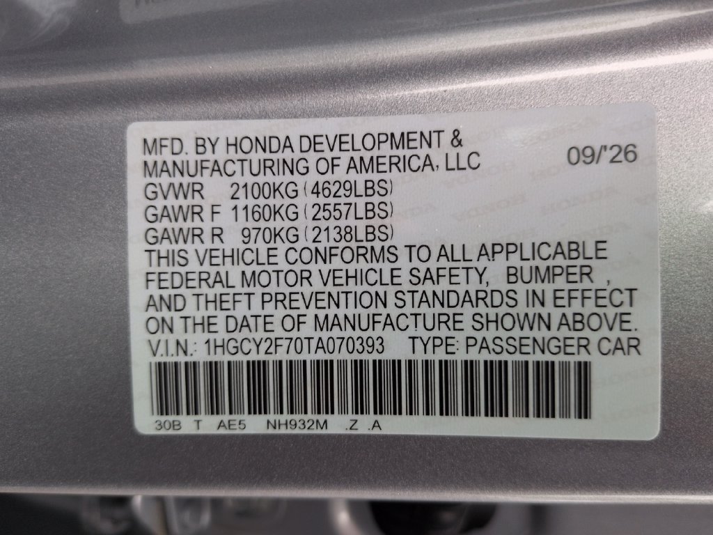 New 2026 Honda Accord Sport image 31