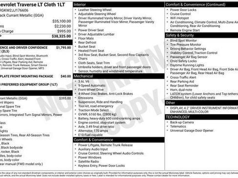 Used 2018 Chevrolet Traverse LT FWD image 31