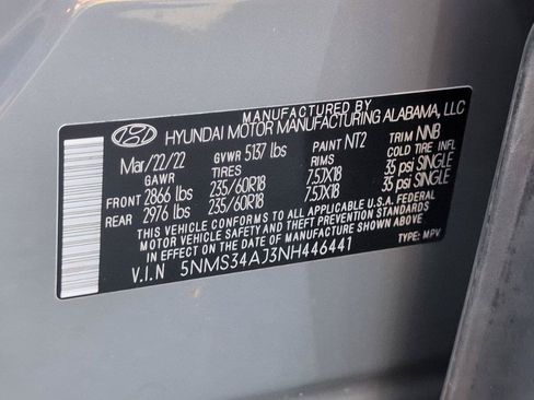 Used 2022 Hyundai Santa Fe SEL w/ Convenience + Premium Package FWD image 15