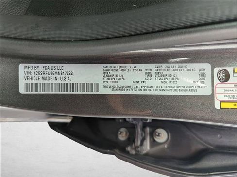 Used 2021 RAM 1500 TRX w/ TRX Level 1 Equipment Group AWD/4WD image 24