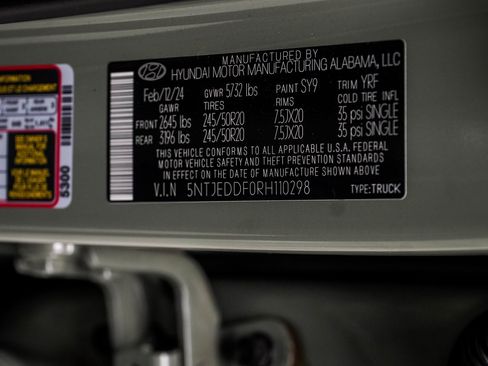 Used 2024 Hyundai Santa Cruz Limited image 43