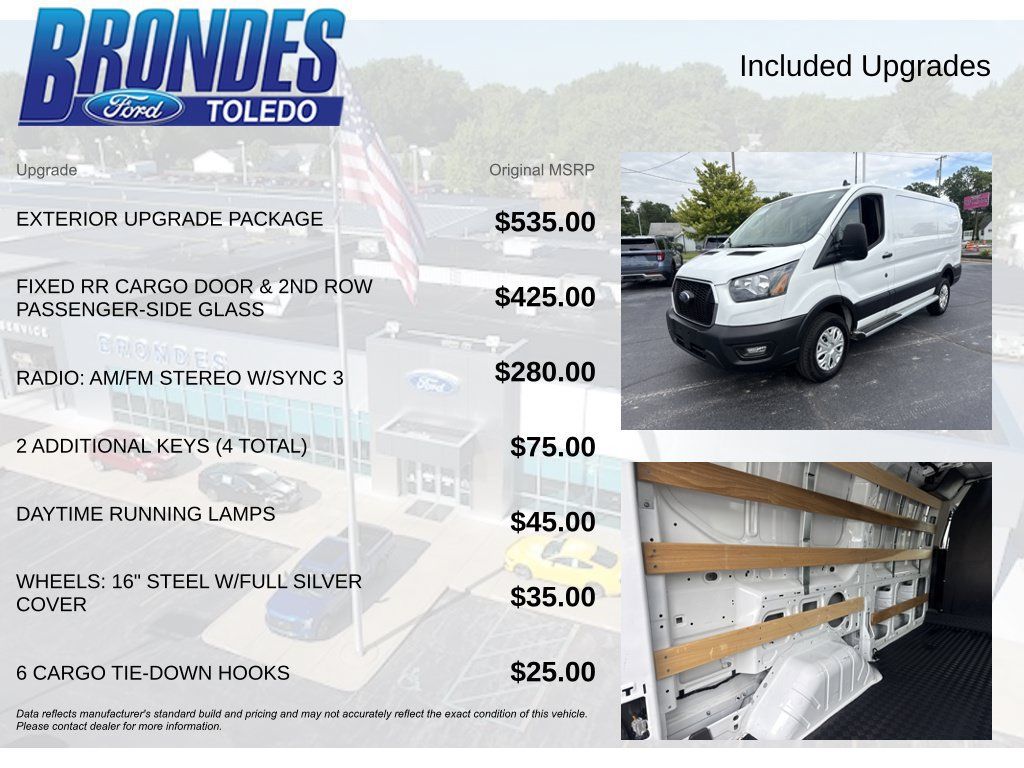 Used 2025 Ford Transit 250 Low Roof w/ Exterior Upgrade Package RWD image 6