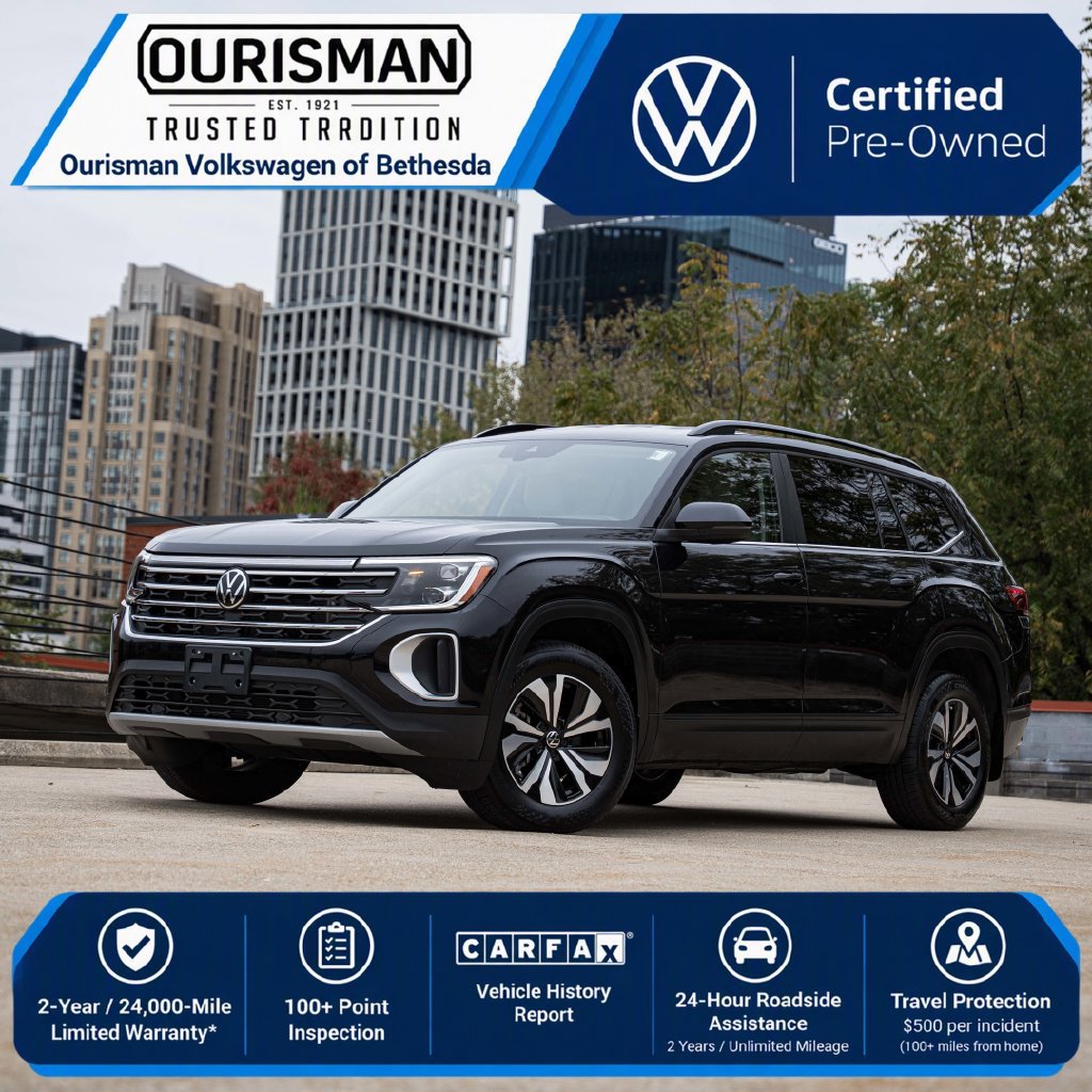 Used 2025 Volkswagen Atlas SE FWD image 1
