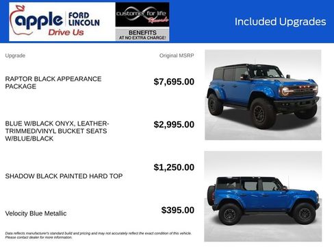 Certified 2025 Ford Bronco Raptor AWD/4WD image 4