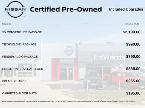 Used 2024 Nissan Frontier SV w/ SV Convenience Package AWD/4WD image 7