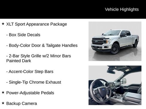 Used 2019 Ford F150 XLT w/ Equipment Group 302A Luxury AWD/4WD image 21