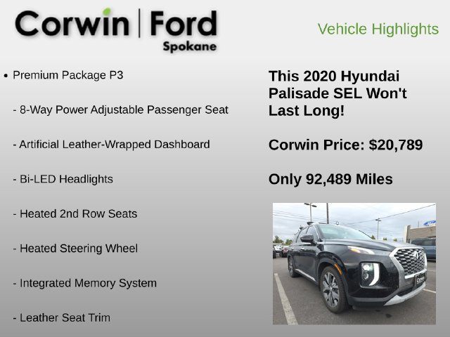 Used 2020 Hyundai Palisade SEL w/ Premium Package AWD/4WD image 17