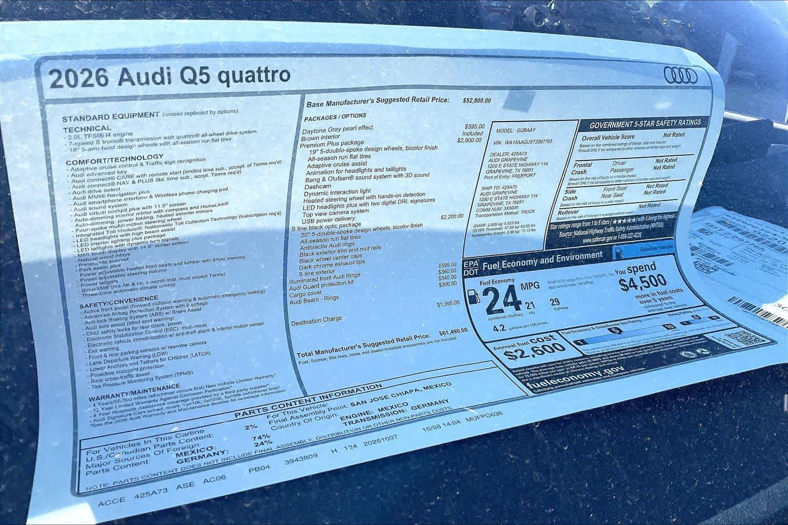 New 2026 Audi Q5 Premium AWD/4WD image 19