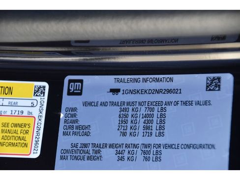 Used 2022 Chevrolet Suburban RST w/ Luxury Package image 28