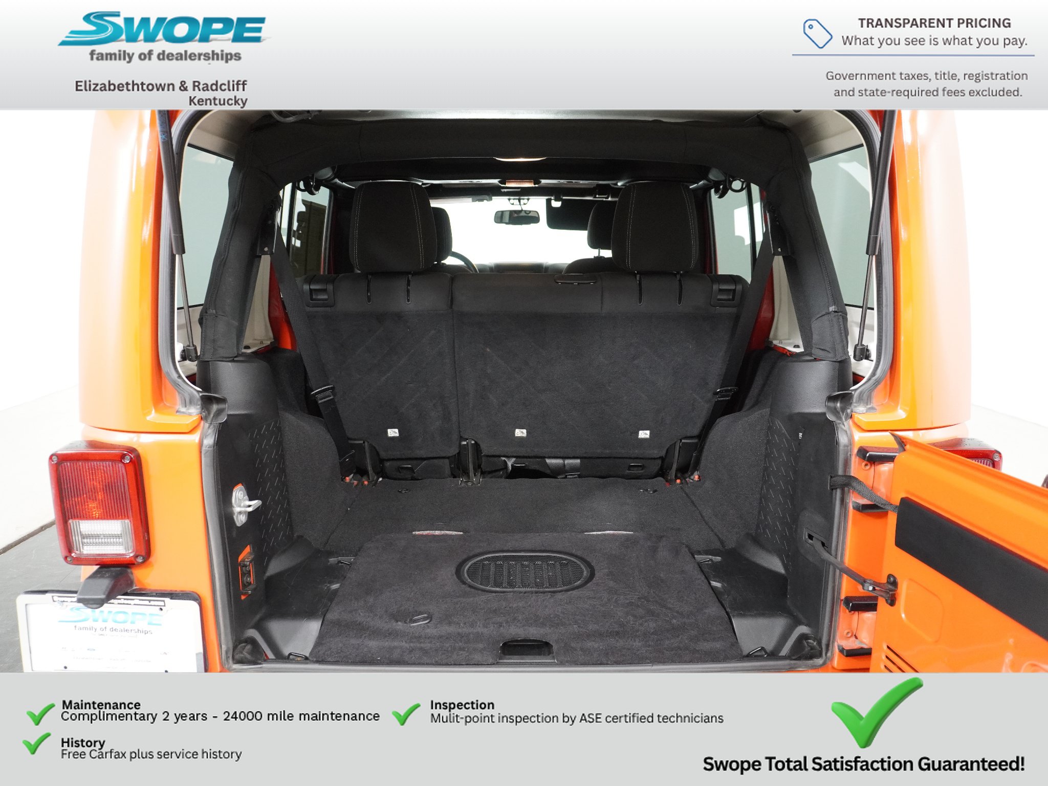 Used 2015 Jeep Wrangler Unlimited Sahara w/ Dual Top Group AWD/4WD image 9