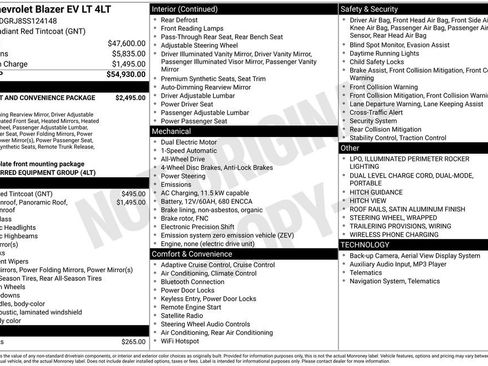 New 2025 Chevrolet Blazer EV LT image 4