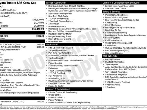 Used 2023 Toyota Tundra SR5 w/ SX Package AWD/4WD image 6