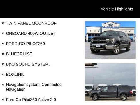 Certified 2022 Ford F150 Lariat w/ Equipment Group 502A High image 5