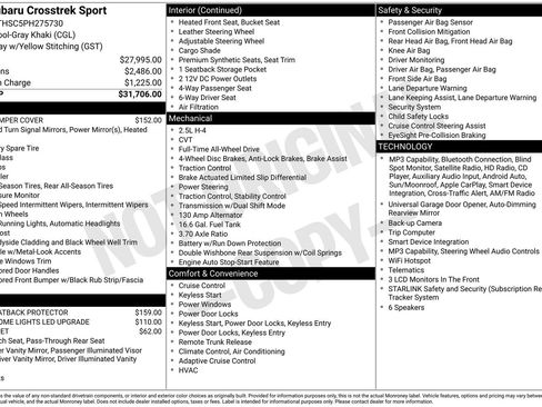 Certified 2023 Subaru Crosstrek 2.5i Sport image 35