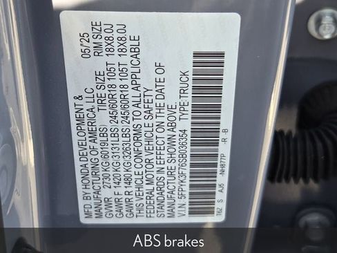 Certified 2025 Honda Ridgeline TrailSport+ image 35