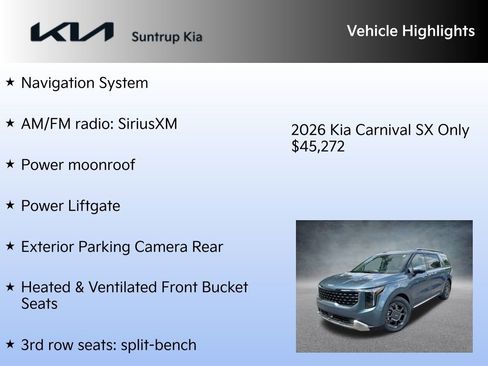 New 2026 Kia Carnival SX image 7