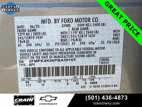 Used 2023 Ford Edge Titanium w/ Equipment Group 301A image 33